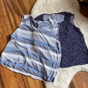 Set of 2 flowy old navy tops